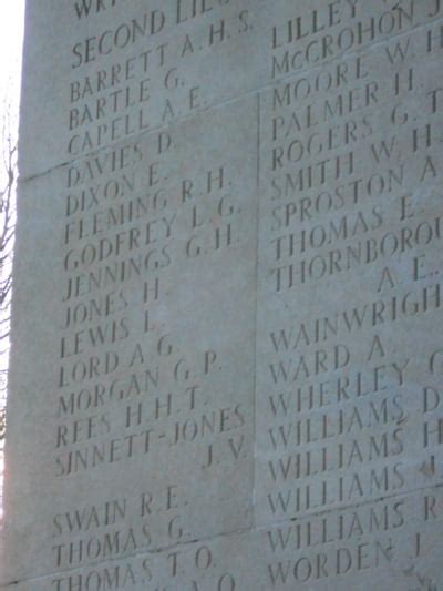 Sinnett Jones James Victor Flintshire War Memorials
