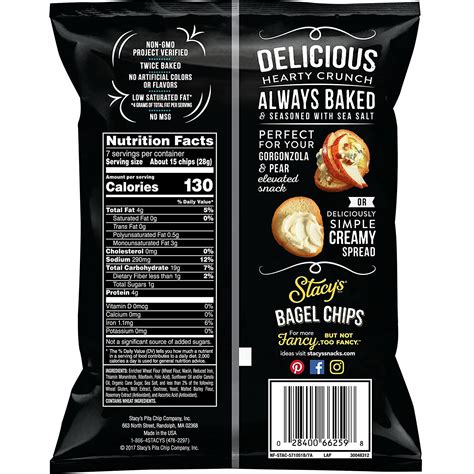 Stacy S Simply Naked Bagel Chips 7 Oz Kosher Crunchy Snack Buy Now With Express
