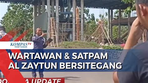 Wartawan Bersitegang Dengan Satpam Al Zaytun Saat Liputan Suasana