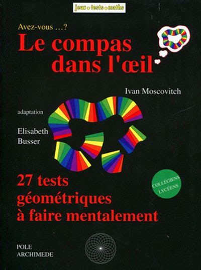 Le Compas Dans L Oeil Broch I Moscovitch Achat Livre Fnac