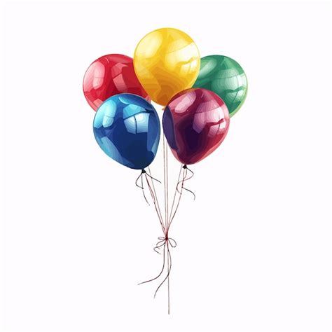 Premium Vector Party Balloons