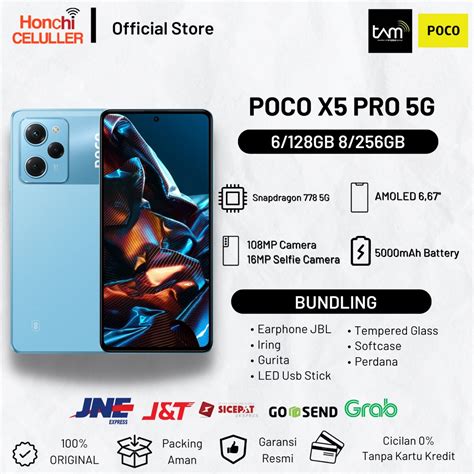 Jual Xiaomi Poco X5 Pro 8256gb 6128gb Garansi Resmi Poco Indonesia