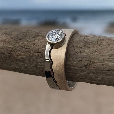 Custom Coastline 18ct Gold Ring — Hannah Louise Lamb | Bespoke Handmade