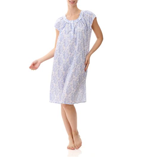 Givoni Blue Short Nightie Womens Sleepwear Pajamas For Women Hot