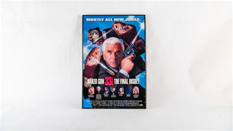 1994 Naked Gun The Final Insult Framed Movie Poster For Sale At Auction