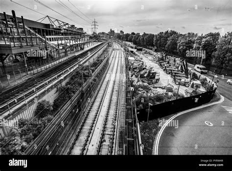 Dlr Train Prince Regent Station Black And White Stock Photos And Images