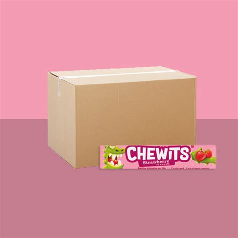 Buy Box of 40 - Chewits Strawberry 30g From One Pound Sweets