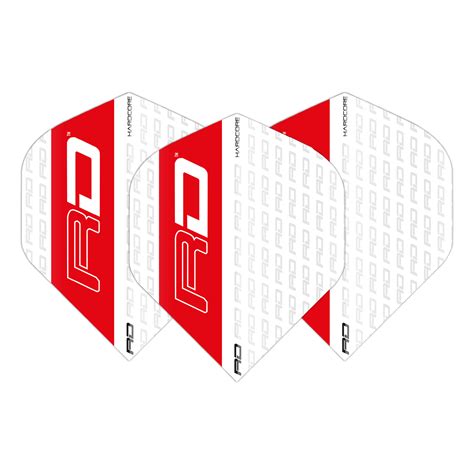 Red Dragon Hardcore Xt White Red Dart Flights Dartshopper De