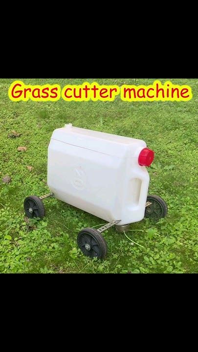 Grass Cutter Machine Diy Lawnmower Grasscutter Experiment Trending Diy Tdmade Grass Cutter