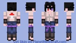 Naruto Shippuden-Sasuke Uchiha (Rinnegan) Minecraft Skin