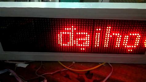 How To Make Scrolling Text Led Display X Led Matrix