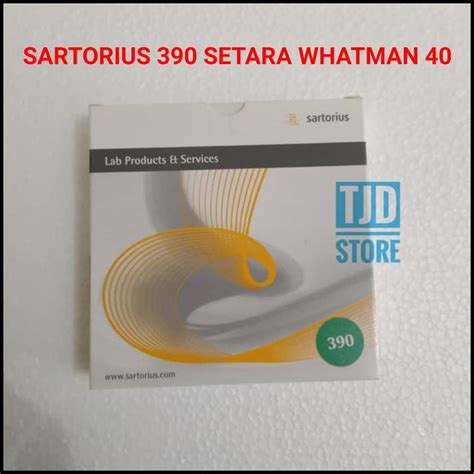 Jual Kertas Saring Filter Paper Sartorius 390 Dia 125Mm Setara