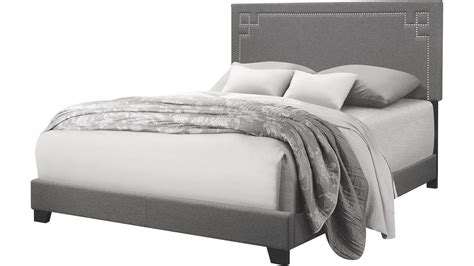 Transitional Dark Grey Eastern King Bed W Storage By Acme Drorit