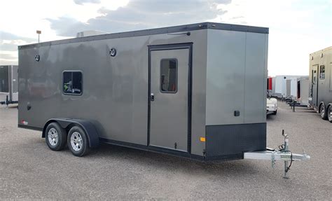 Cargo Trailer 2019 Haulmark Alx 7x20 Aluminum Enclosed Cargo Charcoal Trailersusa