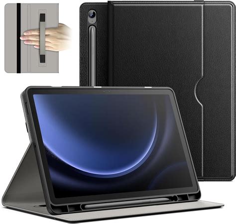 Jetech Case For Samsung Galaxy Tab S9 Fe 109 Inch With S Pen Holder Pu Leather Business Folio