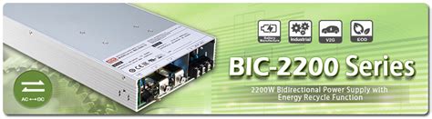 Bic Series W Bidirectional Power Supply With Energy Recycle