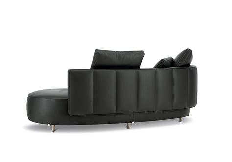 Torii Bold Curved Leather Sofa By Minotti Design Nendo