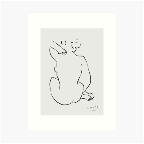 Henri Matisse The Seated Nude Matisse Drawing Art Print For Sale By Artswag Redbubble