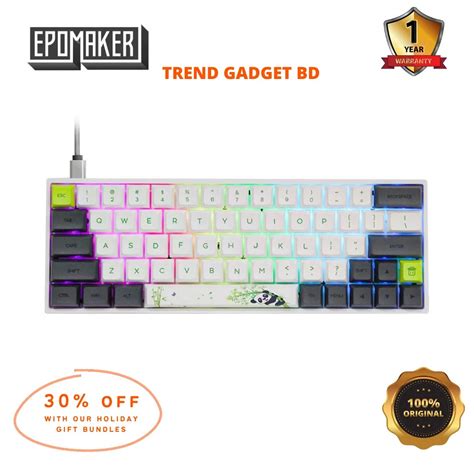 Epomaker Sk Keys Hot Swappable Mechanical Keyboard With Rgb Backlit Pbt Keycaps Arrow