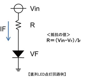 LED回路構成 | 発光ダイオード（LED）とは？| エレクトロニクス豆知識 | ローム株式会社 - ROHM Semiconductor
