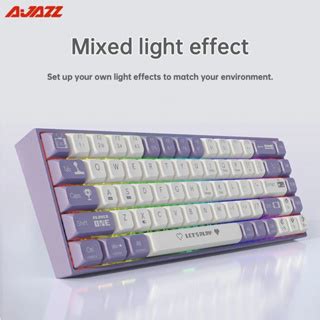 Ajazz Ak Wired Usb Gaming Mechanical Keyboard Backlit Hot Swappable G Wireless Keyboard