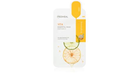MEDIHEAL Essential Mask Vita masque tissu éclat au complexe ...