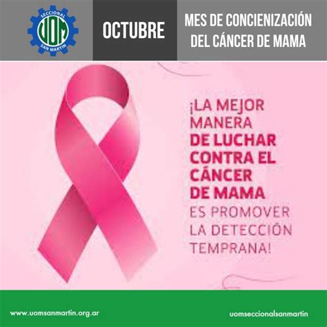 Octubre Mes De La Concientización Y Lucha Contra El Cáncer De Mama