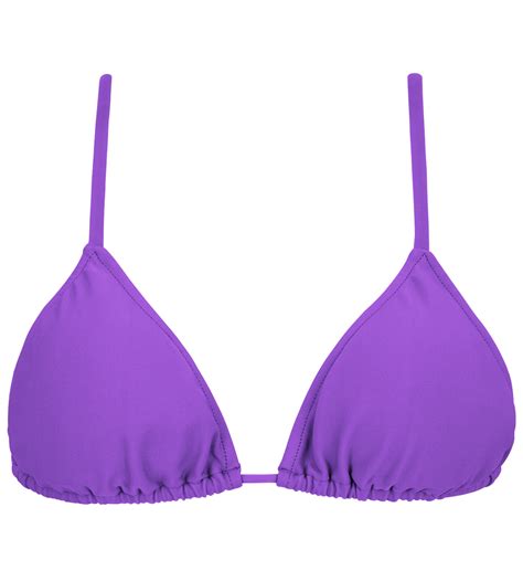 Triangle Bikini Top Lila mit geraden Trägern Top Fuchsia Arg Fixo Bikini BRASIL Shop