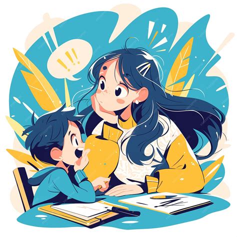 Parents Discussing Academic Goals with Teachers | Premium AI-generated