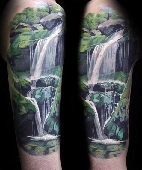 70 Waterfall Tattoo Designs For Men 2024 Inspiration Guide