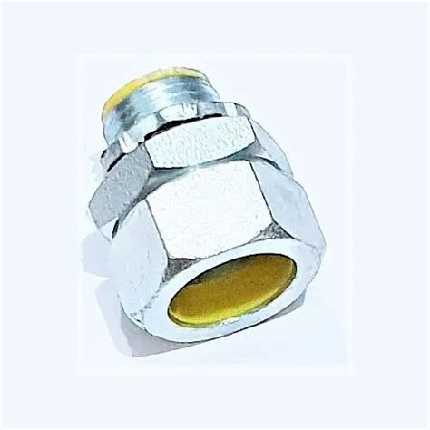 Steel Lead Coated Conduit Connector For Electrical Fitting Size 20mm