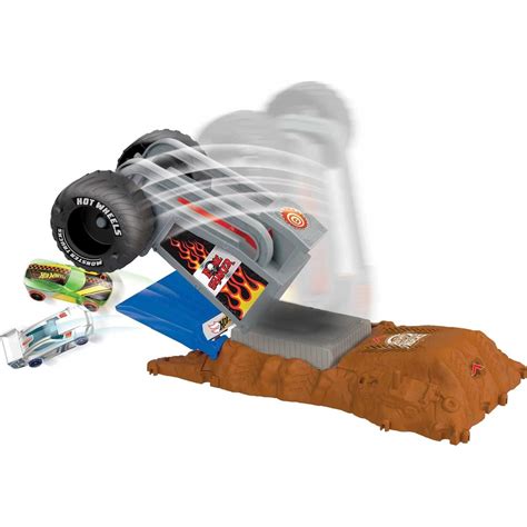 Mattel Hot Wheels Monster Trucks Arena World Bone Shaker Tire Challenge Hnb Hnb Toys Shop Gr