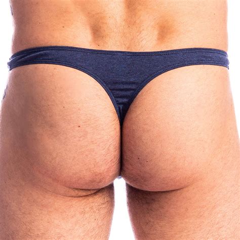 L Homme Invisible Bleu De Chine Bikini Thong Blue INDERWEAR