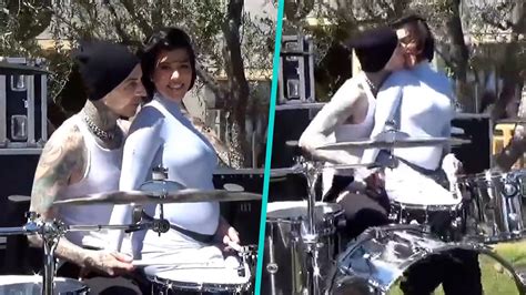 Kourtney Kardashian Travis Barker Announce Sex Of Their Baby In Rocking Gender Reveal Access