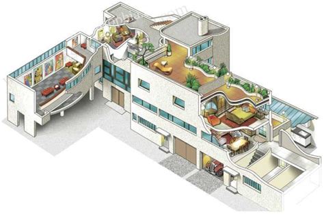 le corbusier house diagram english  sophia