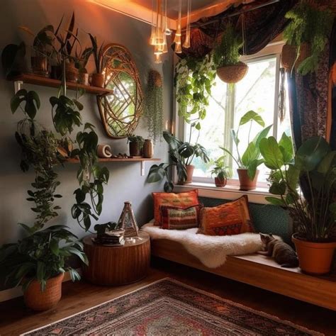 A Living Room Filled With Lots Of Plants