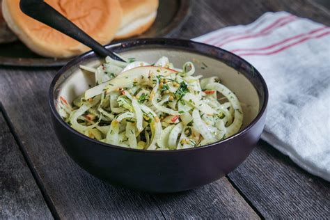 Fresh And Tangy Fennel Apple Coleslaw Recipe Jess Pryles