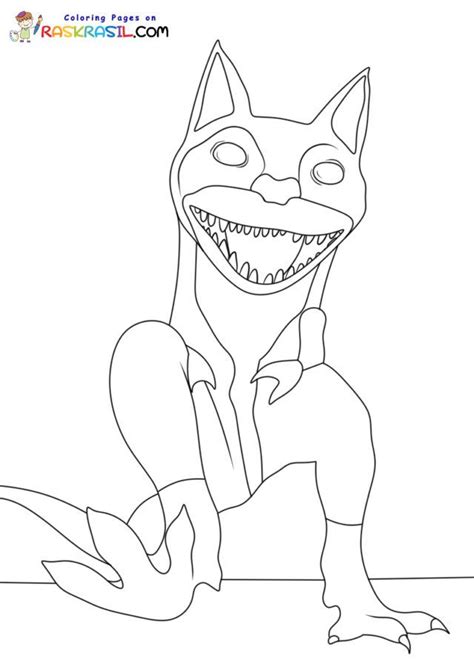 Раскраски Сад Банбана 5 | Распечатать бесплатно | Banban, Ausmalbilder ...