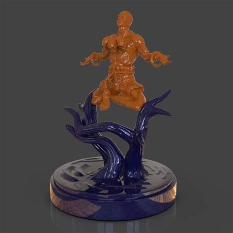 T L Charger Fichier Sculpture De Puissance Dhalsim Yoga Mod Le