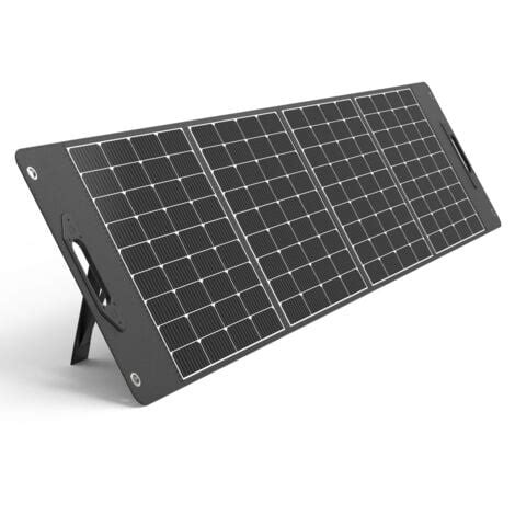 Caricatore Solare Da Campeggio Pannello Solare Pieghevole 400W Nero