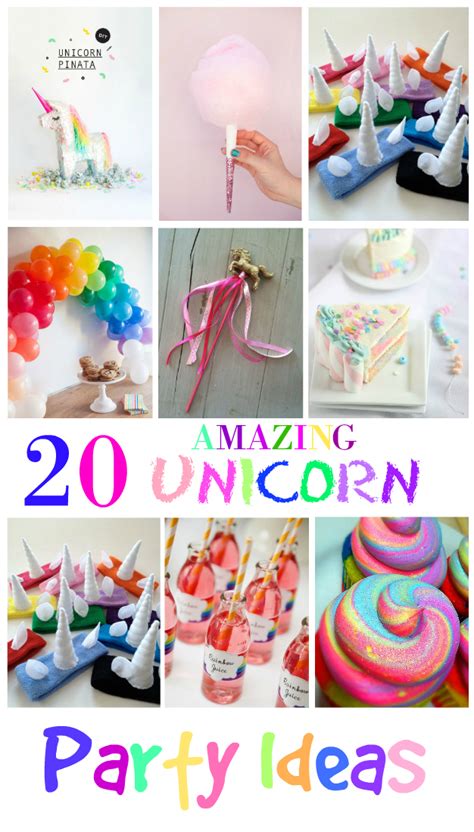 20 Amazing Unicorn Birthday Party Ideas for Kids