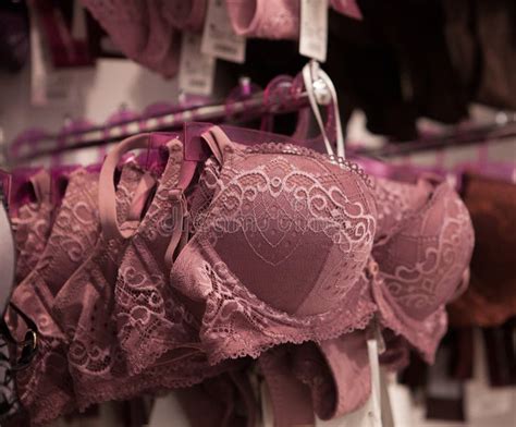Women S Bras For Sale In Market Vareity Of Bra Hanging In Lingerie