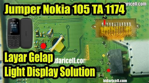 Trick Jumper Nokia 105 Ta 1174 LCD Gelap Nokia Ta 1174 Lcd Light