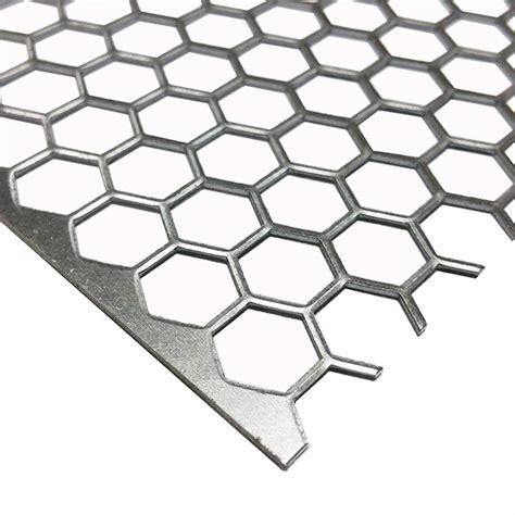 China Hexagonal Hole Galvanized Perforated Metal Mesh Manufacturers And