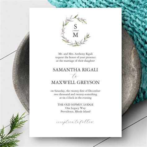 Wedding Invitation Wording Examples - dotellabelle