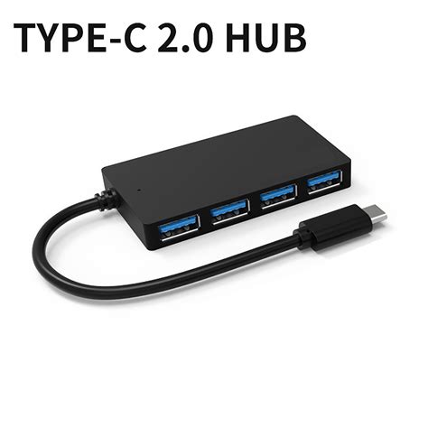 Type C Hub For Laptop Multi Type C Port Expander Fast Data Transfer