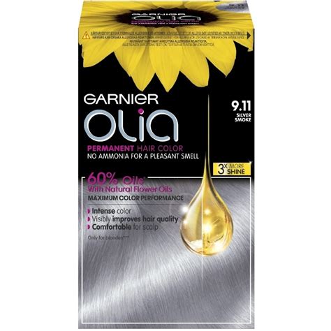 Garnier Olia 9.11 Silver Smoke - Se her - Nicehair.dk