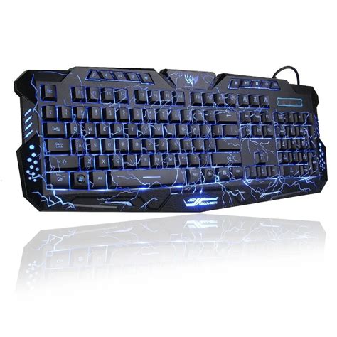 Led 3 Color Backlightcrackle M 200 Multimedia Ergonomic Usb Gaming