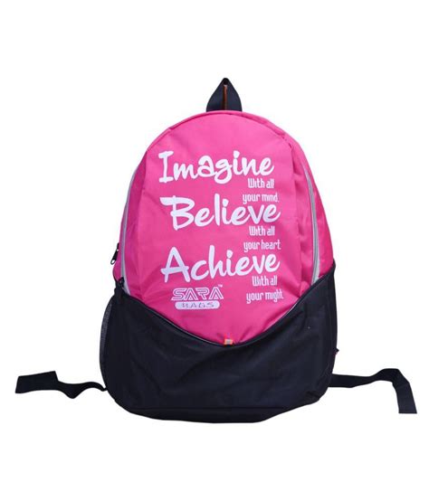 Sara Pink School Bag Buy Online At Best Price In India Snapdeal