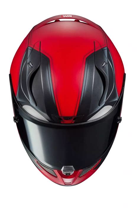 Casque Hjc Rpha Deadpool Mc Sf Marvel Blanc Noir Rouge Casque Int Gral